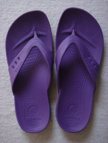 Originele CROCS Classic Flip slippers mt W10 (42) Paars