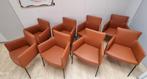 Label Tiba eetkamerstoelen / refurbished / nieuw leer, Ophalen, Label Design, Overige kleuren, Nieuw