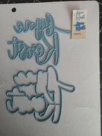 LR0773 Marianne design snijmal fijne kerst, Hobby en Vrije tijd, Kaarten | Zelf maken, Ophalen of Verzenden, Zo goed als nieuw