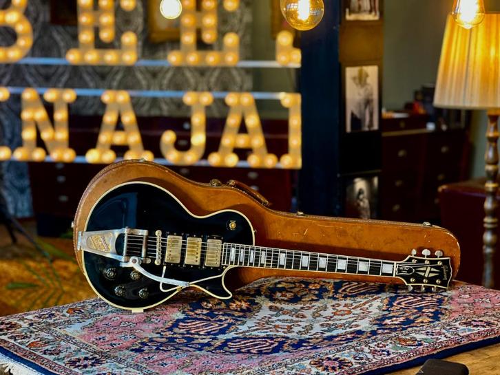 1958 Gibson Les Paul Custom Black Beauty 3 x PAF, Muziek en Instrumenten, Snaarinstrumenten | Gitaren | Elektrisch, Gebruikt, Solid body