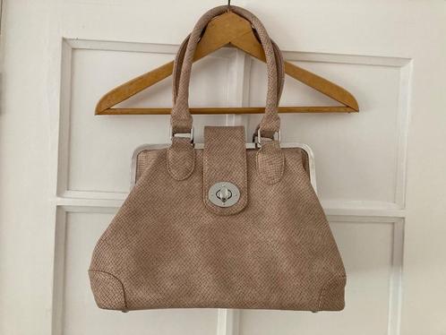 Handtas van Bandolera, Sieraden, Tassen en Uiterlijk, Tassen | Damestassen, Zo goed als nieuw, Handtas, Beige, Ophalen of Verzenden