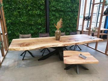 Eettafel | wandplanken | Boomstamtafel | Tafel / Bar / Plank