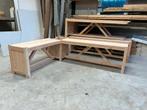 douglas houten unieke plantenbakbank, hoekbank, loungebank, Tuin en Terras, Ophalen, Nieuw, Hout