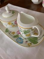 Hutschereuther Roomsetje met Bloemmotief, Ophalen of Verzenden