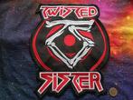 Twisted Sister zeer mooie shaped embroidered backpatch, Verzenden, Nieuw, Kleding