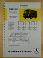 Mercedes 206 306 207 307 Technische Specificatie folder 1973, Ophalen, Mercedes, Zo goed als nieuw, Mercedes-Benz