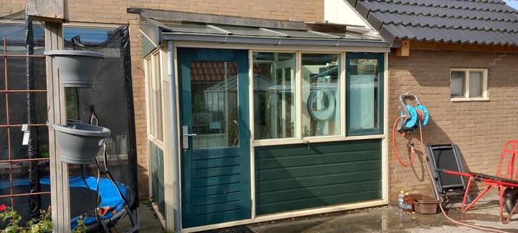 Aanbouw Serre Bijkeuken Boet Hos Schuurtje Schuur Klompenhok, Doe-het-zelf en Verbouw, Kozijnen en Schuifpuien, Gebruikt, Deurkozijn