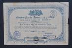 Oostenrijksche Loten 1864 - Amsterdam - 1864, Postzegels en Munten, Aandelen en Waardepapieren, Obligatie of Lening, Voor 1920