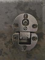 Klepscharnier, Ophalen of Verzenden, Gebruikt, Chroom, Slot