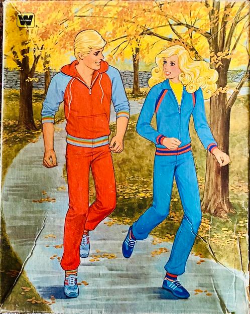 Vintage barbie 🧩puzzel mattel, Verzamelen, Poppen, Gebruikt, Overige typen, Ophalen of Verzenden