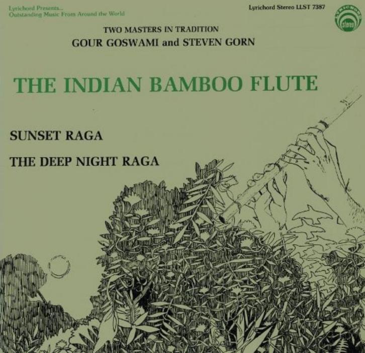 LP Gour Goswami And Steven Gorn The Indian Bamboo Flute, Cd's en Dvd's, Vinyl | Wereldmuziek, Zo goed als nieuw, Aziatisch, 12 inch