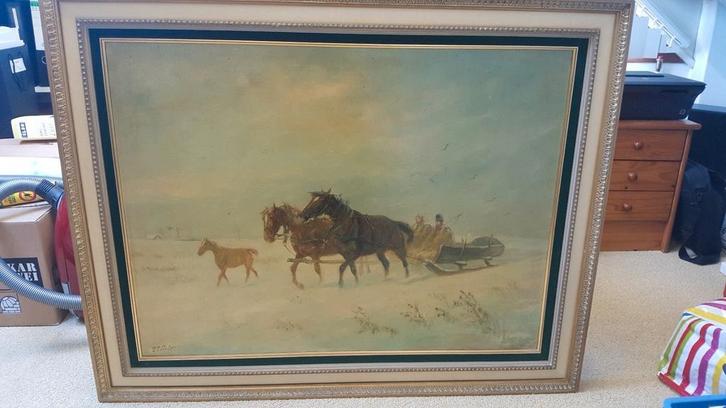 PP Schiedges 1860-1922, Antiek en Kunst, Kunst | Schilderijen | Klassiek, Ophalen