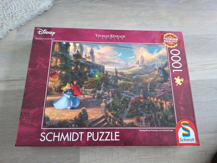 Disney Thomas Kinkade Schmidt Puzzel - 1000 stukjes, Hobby en Vrije tijd, Denksport en Puzzels, Zo goed als nieuw, Legpuzzel, 500 t/m 1500 stukjes