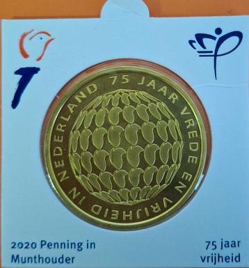 Herdenkingspenning 75 Jaar Vrijheid 2020 beschikbaar voor biedingen