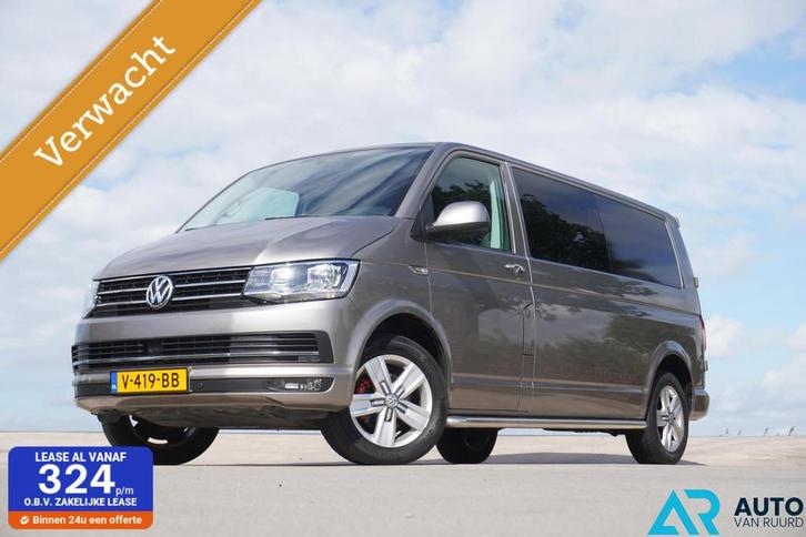 VW Transporter 2.0 TDI L2H1 * Dubbele cabine Automaat * LUXE, Auto's, Bestelauto's, Bedrijf, Te koop, ABS, Adaptive Cruise Control