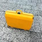 2 Samsonite hardcase koffers, geel en blauw, Sieraden, Tassen en Uiterlijk, Koffers, Gebruikt, Hard kunststof, 70 cm of meer, 55 cm of meer