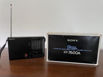 Sony ICF 7600A beschikbaar voor biedingen