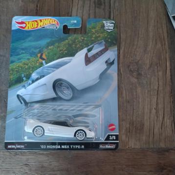 Hot Wheels Japanese Mountain Drifters Honda NSX Type-R white beschikbaar voor biedingen