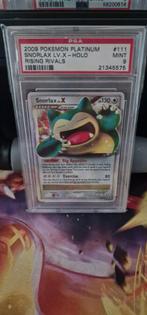 2009 Rising Rivals Snorlax Lv. X holo PSA 9, Ophalen of Verzenden, Nieuw, Losse kaart