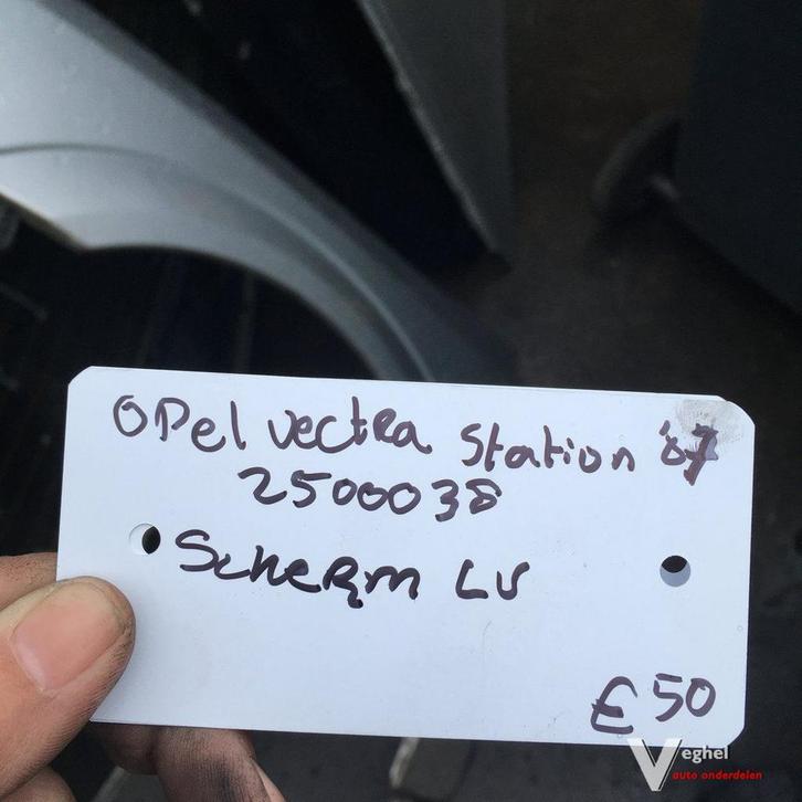 Opel Vectra C station 2007 Wagennr 2500038   Voorscherm Link, Auto-onderdelen, Carrosserie en Plaatwerk, Spatbord, Gebruikt, Ophalen of Verzenden