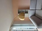 Goudkleurige vloerlamp, Huis en Inrichting, Lampen | Vloerlampen, Ophalen of Verzenden, Gebruikt