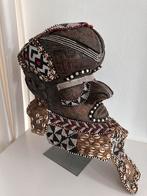 Exclusief Kuba BWOOM koningsmasker coll. Antropoloog 1940, Antiek en Kunst, Ophalen of Verzenden