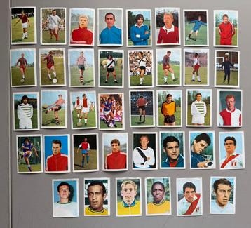 Voetbal Vanderhout 38 x voetbalplaatjes gebruikt oa WK 1970 beschikbaar voor biedingen