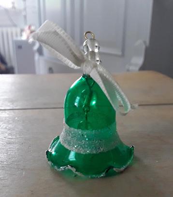 Lief klein vintage hangertje - kerstbel - jingle bell  beschikbaar voor biedingen