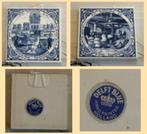 Delfts blauwe tegeltjes - de kaasmarkt - de botermakerij, Antiek en Kunst, Ophalen of Verzenden