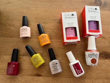 Gellak gellac CND Gelish Essie nieuw zo goed als 9 stuks beschikbaar voor biedingen