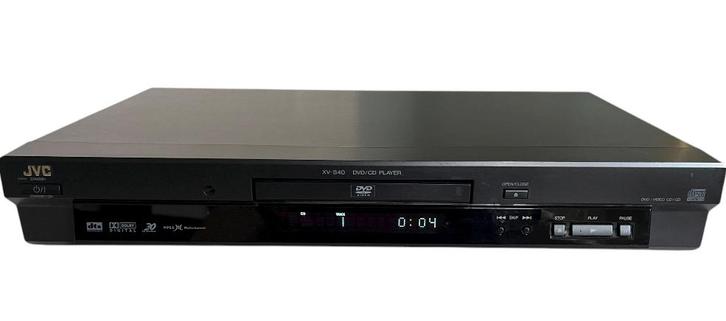 JVC XV-S40BK is een zwarte cd & dvd-speler, Audio, Tv en Foto, Dvd-spelers, Zo goed als nieuw, Dvd-speler, JVC, Ophalen of Verzenden