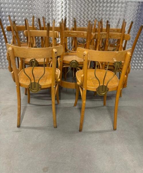 Set (16)beukenhouten Franse Cafe/Bistro stoelen Thonet stijl, Huis en Inrichting, Stoelen, Gebruikt, Vijf, Zes of meer stoelen