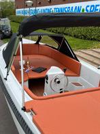Maassloep 590 honda 20pk occasion bwj 023 radio teak!, Ophalen, 10 tot 30 pk, Zo goed als nieuw, 3 tot 6 meter