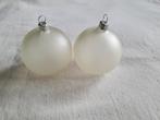 Twee glazen kerstballen, Ophalen of Verzenden, Gebruikt