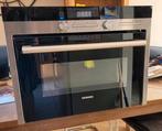 Siemens inbouw combimagnetron HB84K552, Witgoed en Apparatuur, Gebruikt, Oven met grill, Inbouw, 45 tot 60 cm
