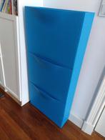 3x Ikea Trones schoenenbak kleur blauw, Huis en Inrichting, Ophalen, Gebruikt
