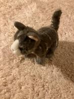 Teddy Hermann knuffel poes kat 25 cm lang nr 91822 6, Ophalen of Verzenden, Poes
