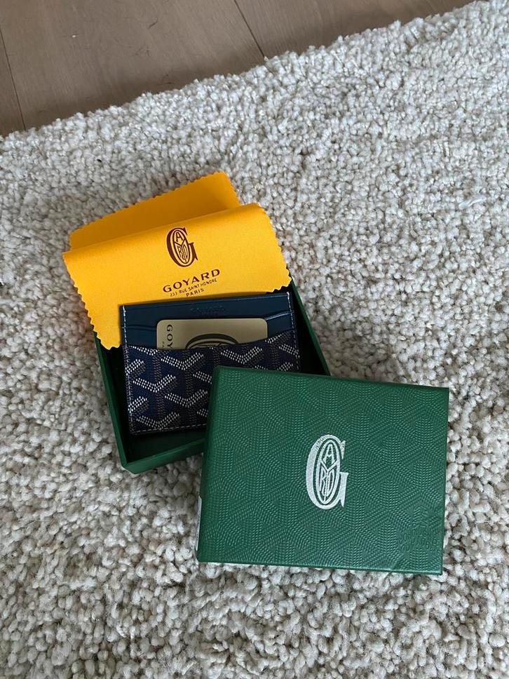 Goyard Portemonnee - Navy Blauw, Sieraden, Tassen en Uiterlijk, Portemonnees, Nieuw, Overige merken, Blauw, Ophalen of Verzenden