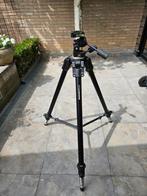 Zeer goed Manfrotto statief 528XB incl kop #229, Ophalen of Verzenden, Gebruikt, Driepoot