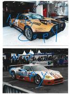 Spijker Spyker race wagen Le Mans 2002 foto lot auto, Verzamelen, Ophalen of Verzenden, Zo goed als nieuw, Auto's