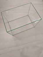 Glazen aquarium, Ophalen, Leeg aquarium