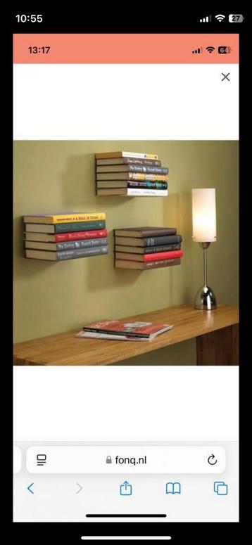 Umbra Conceal Zwevende Boekenplank 5 Stuks XL & 1stuk Medium beschikbaar voor biedingen