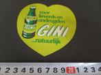 sticker groen hart hartje GINI bitter lemon natuurlijk *, Verzamelen, Ophalen, Zo goed als nieuw, Bedrijf of Vereniging