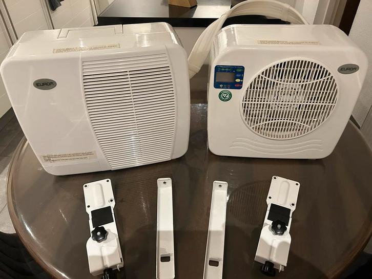Eurom Split Airco, Witgoed en Apparatuur, Airco's, Gebruikt, Mobiele airco, Minder dan 60 m³, 3 snelheden of meer, Koelen en Ontvochtigen