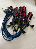 PCIe Risers - 12 stuks, Computers en Software, Videokaarten, Ophalen, PCI-Express 3, Gebruikt, HDMI