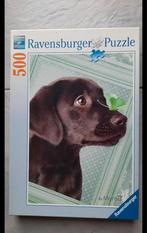 Ravensburger puzzel 500 chocolade labrador hond, Ophalen of Verzenden, Zo goed als nieuw