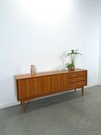 Design teak dressoir Bartels met lades, vintage sideboard, Gebruikt, Vintage teak design kast dressoir, Teakhout, Ophalen of Verzenden