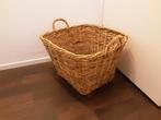 Grote landelijke robuust gevlochten mand, Huis en Inrichting, Woonaccessoires | Schalen en Manden, Ophalen, Mand, Vierkant, Zo goed als nieuw
