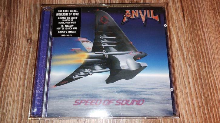 Anvil - Speed Of Sound, Cd's en Dvd's, Cd's | Hardrock en Metal, Zo goed als nieuw, Ophalen of Verzenden