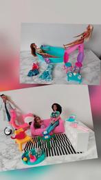 Zwembad Scooter Poppen Barbie Accessoires Meubels, Kinderen en Baby's, Ophalen of Verzenden, Gebruikt, Barbie